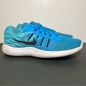 Womens NIKE LunarStelos Blue Running Shoes / Size 9